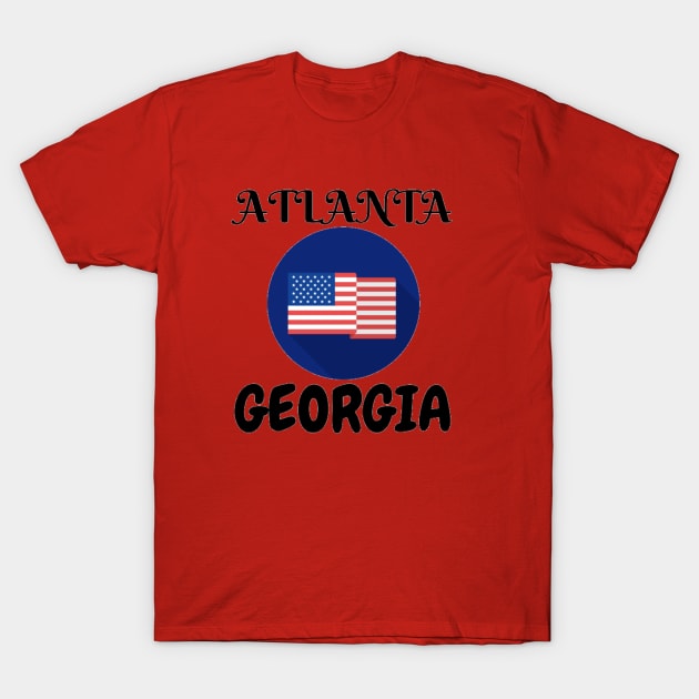 Atlanta Georgia T-Shirt by Jo3Designs